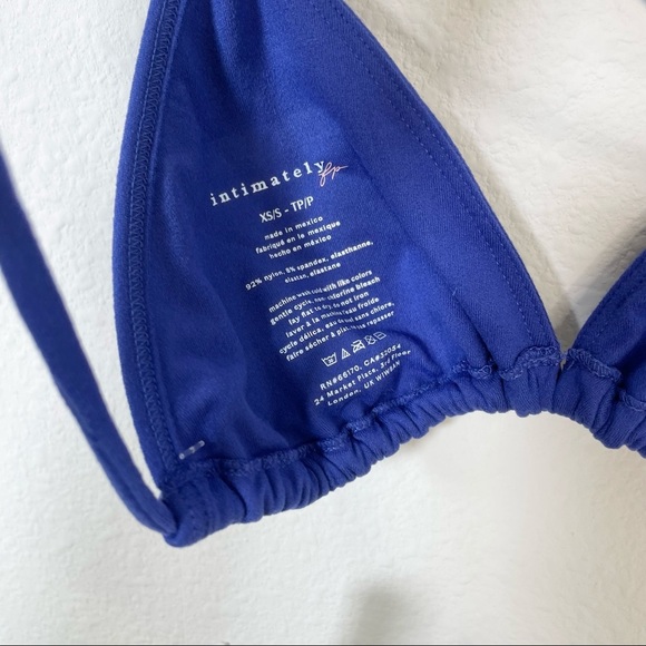 Free People Sammi Bra Blue - Picture 4 of 6